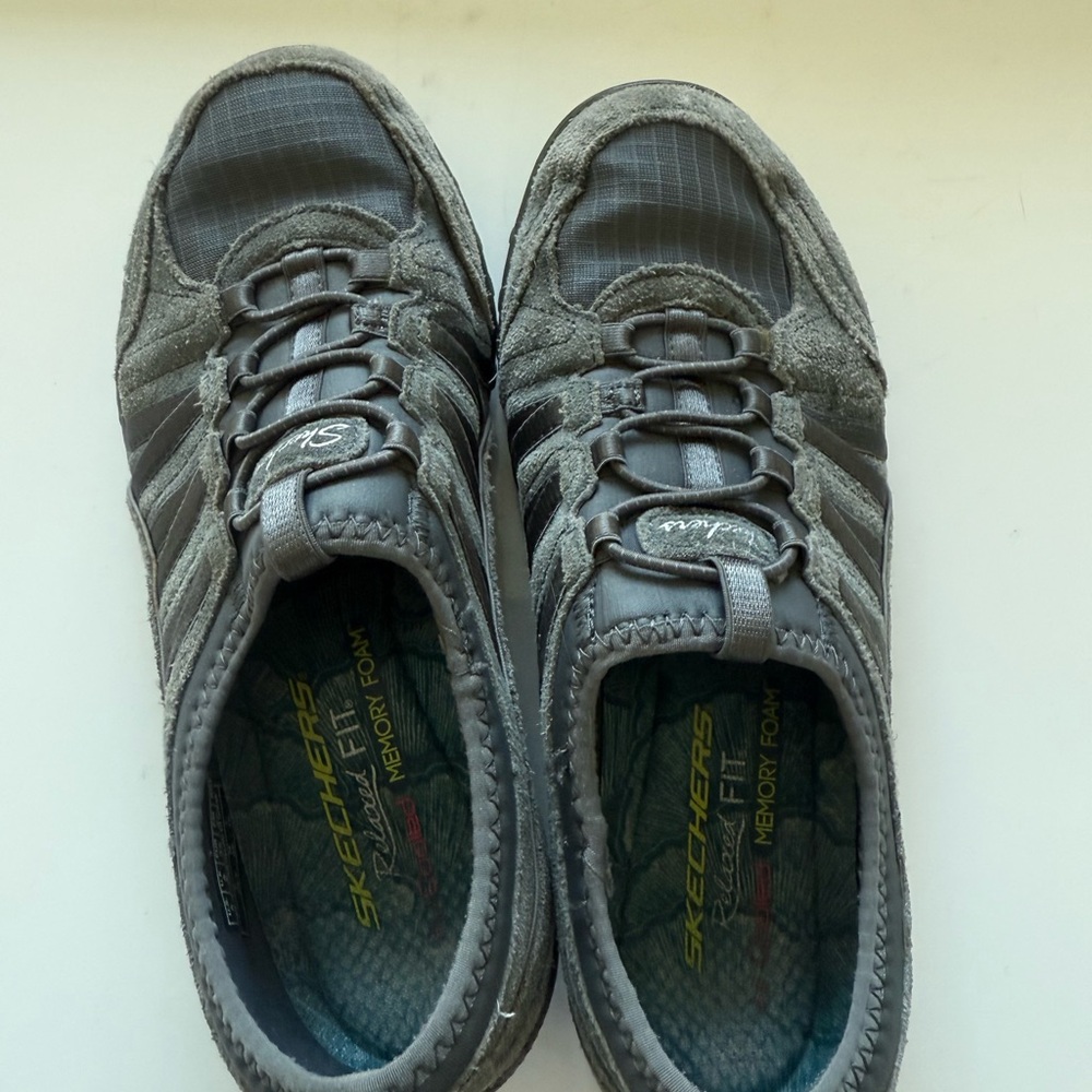 Skechers Women's Light Blue/Charloal Athletic Shoes